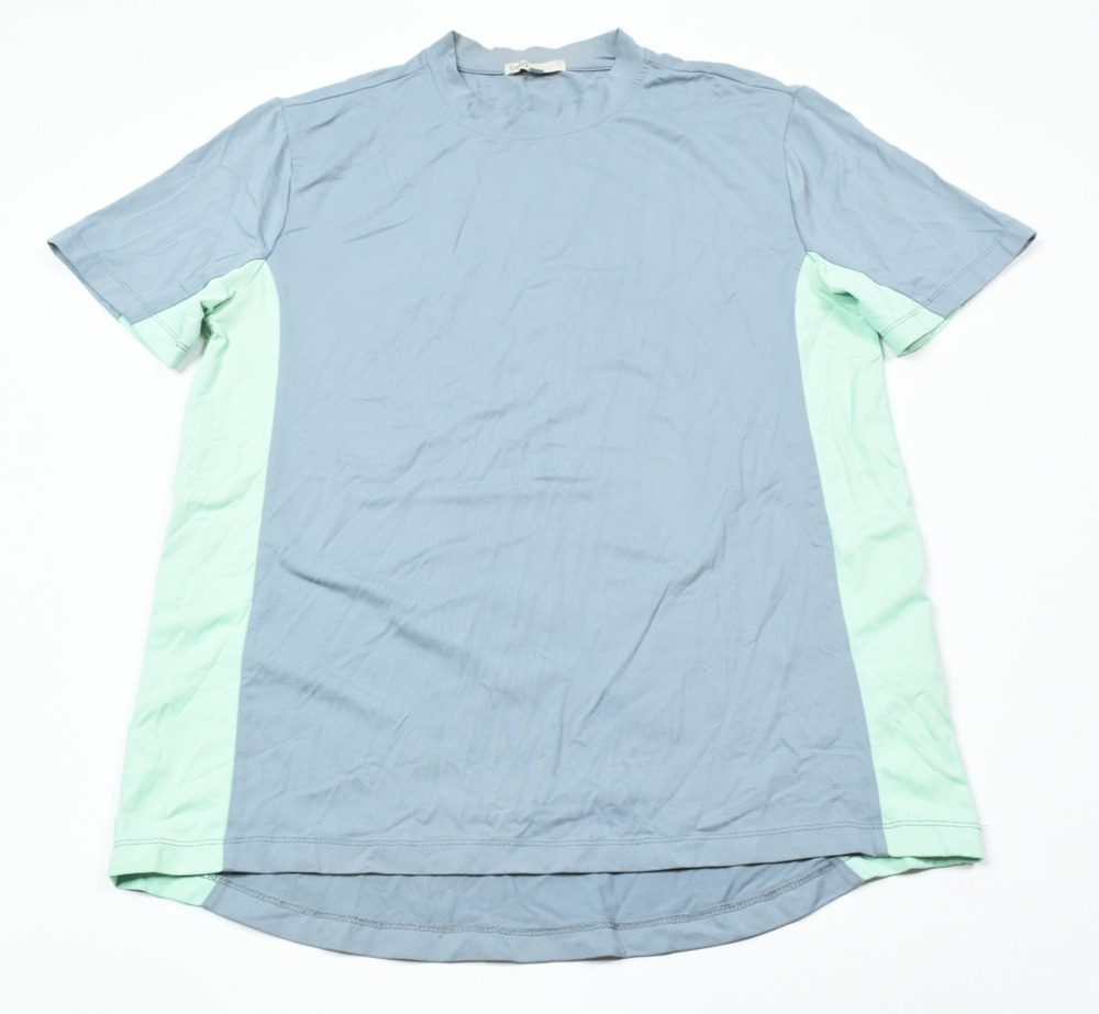 Onia Sun Shirt Mens Large Gray Green Short Sleeve Stretch Swim Beach